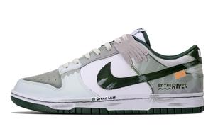 Nike Непромокаемые нескользящие устойчивые к истиранию низкие детские кроссовки для скейтбординга green unisex