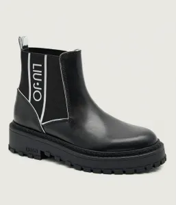 Кожаные ботильоны RUMI 41 Liu Jo, черный