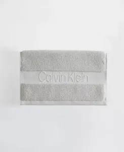 Банное полотенце Calvin Klein из хлопкового жаккарда, серый