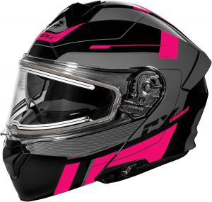 Шлем модульный Castle X CX935 Raid, розовый / серебряный