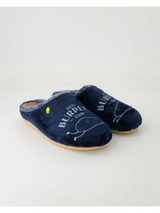 Закрытые тапочки синего цвета Gioseppo
