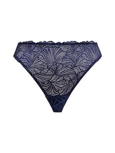 Трусы Erlich Textil String FLUID LACE HIGH WAIST BRAZIL, цвет mitternachtblau