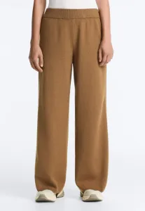 Прямые брюки с боковой структурой Oysho, Camel