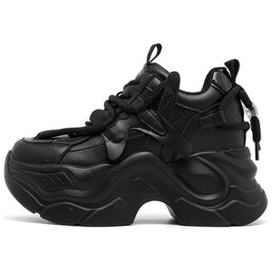 DAPHNE Высокие массивные кроссовки женские черные, цвет Black