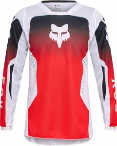 Детская мотокроссовая майка FOX 180 shield, Red/White/Black