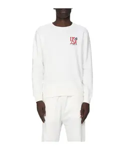 Свитшот с круглым вырезом с принтом США Autry, белый