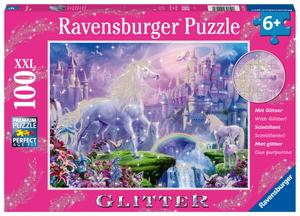 Пазл Ravensburger для детей XXL Королевство Единорогов, 100 шт.