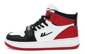 Обувь для скейтбординга WARRIOR унисекс, Черный/Белый/Красный