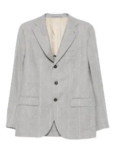 Костюм в тонкую полоску Eleventy, серый