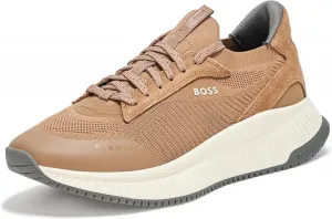 Мужские кроссовки BOSS с современной трикотажной структурой для бега