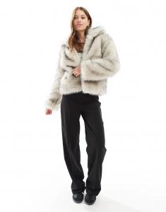 Куртка из искусственного меха Cotton On Mimi кремового цвета Cotton:On