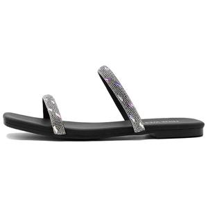 Тапочки-слайды женские, устойчивые к истиранию NINE WEST, Black