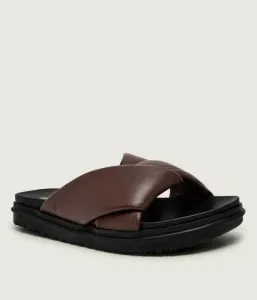 Кожаные тапочки Селены Emu Australia, коричневый