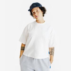 DECATHLON Женская укороченная футболка - белая