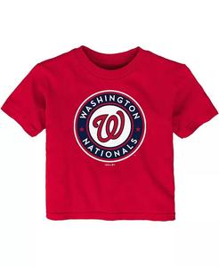 Футболка детская красная с логотипом основной сборной Вашингтон Нэшионалс для мальчиков и девочек Outerstuff