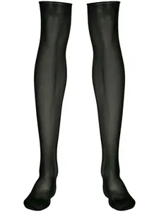 Прозрачные чулки Maison Close, черный