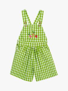 Детские комбинезоны Cassie Gingham из чистого органического хлопка Frugi, Macaw/Multi