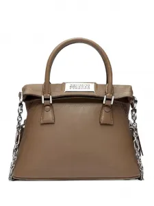 Сумка через плечо Mini 5AC с цепочкой MAISON MARGIELA, коричневый