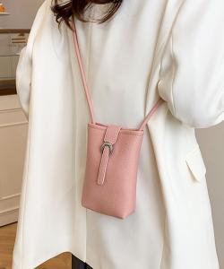 Мягкая на ощупь кожаная сумка-клатч для смартфона/мини-кошелек Florist, цвет Pink