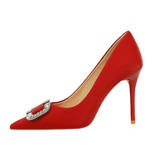 QITUMAUL Тонкие каблуки женские на высоком каблуке - Бордовые[Высота каблука 11 см], цвет Burgundy[Heel Height 11cm]