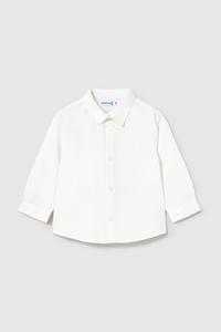 Хлопковая рубашка для малышей Mayoral, белый