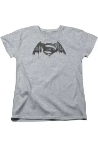 Женская футболка с коротким рукавом с логотипом «Бэтмен против Супермена: Городской пейзаж» Gildan