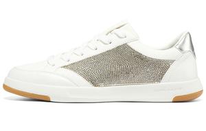 Кроссовки для скейтбординга женские, низкие, белые/серые Skechers