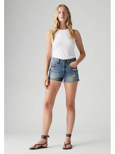 джинсовые шорты синего цвета Levis