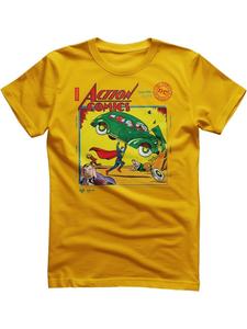 Футболка Superman in Action Comics Issue 001 в золоте Superman