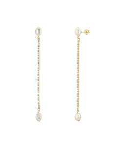 Сара, хрустальные и жемчужные капли Untamed Petals, gold