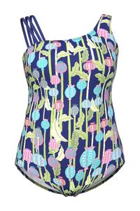 Купальный бралетт Ulla Popken, Navy/Turquoise