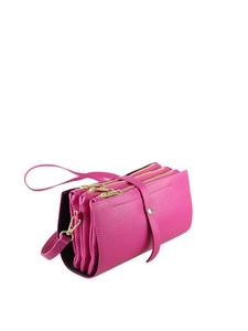 Сумка через плечо collezione alessandro Amber, фуксия