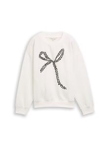 TOM TAILOR DENIM Свитшот в цвете Off White