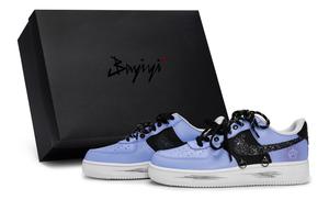 Nike Кроссовки для скейтбординга Air Force 1 Low Top, унисекс, фиолетовые