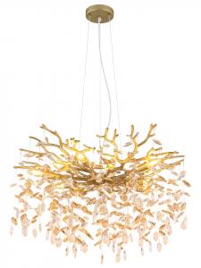 Globo lighting Золотая люстра "Королева"