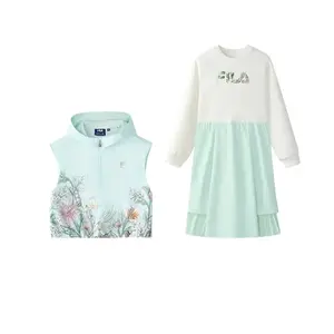 Подростковый комплект с юбкой в принт FILA KIDS, All Over Print-Fza