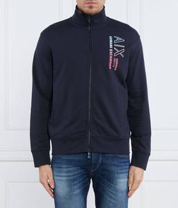 Толстовка мужская Armani Exchange на молнии с логотипом, синий