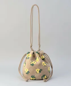 Разнообразные сумки через плечо из ткани боа на завязках Coen, цвет Beige