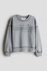 Толстовка с мотивом H&M, серый