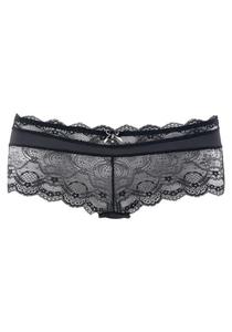 LASCANA Трусы Boyshorts в черном цвете