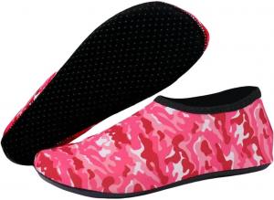 Пляжные водные кроссовки для плавания и дайвинга, противоскользящие, унисекс, носки для воды, сандалии, плоская обувь, кроссовки-носочки Uebherv, красный