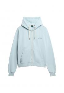 Худи с капюшоном на молнии Superdry Essential, Pastel blue