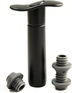 Набор для промывания вина, включая 3 пробки, для сохранения вина, черный, поликарбонат, WA 137