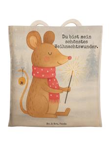 Сумка через плечо в виде мышки с рождественским дизайном и надписью белого цвета Mr. & Mrs. Panda