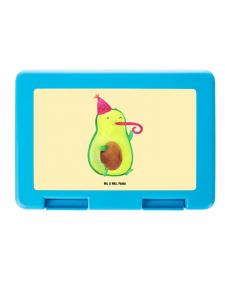 Mr. & Mrs. Panda Бенто-бокс «Авокадо на день рождения» в пастельно-желтом цвете, без лишних слов