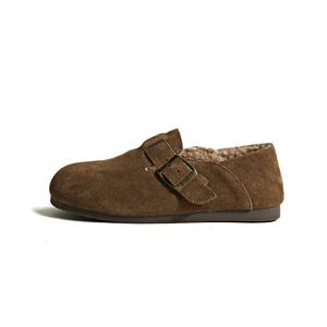 Теплые, легкие, низкие, повседневные туфли для женщин, увеличивающие рост CENTRAL&KITTY, Khaki