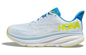 Кроссовки Clifton 9 для бега мужские с низким верхом белые/желтые/синие Hoka One One