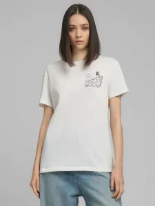 Футболка с круглым вырезом и графическим принтом