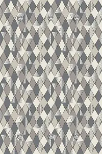 Вешалка для одежды "королева" "бриллианты" Queence 80х120х5 см, серый