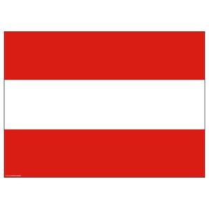 Подставка для столовых приборов с флагом австрии (набор из 12 шт.) Tischsetmacher, мультколор